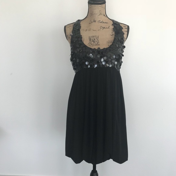 Alexandra Dillon Dresses & Skirts - Alexandra Dillon Black Sequin Bubble Dress Size 8